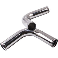 UNIVERSAL ALUMINIUM INTERCOOLER PIPING KIT 2.5" / 63MM 8 PIPES + SILICONE HOSES