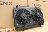 FENIX FOR S14/S15 Silvia 200sx Stealth Alloy Radiator & Fan Shroud Combo