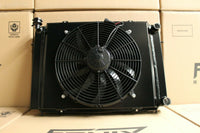 FENIX FOR Holden VL Commodore RB30 Manual Alloy Radiator,Shroud/Spal 3000CFM Fan
