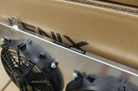 FENIX FOR Skyline R33 / R34 93-02 Full Alloy Radiator / Fan Shroud Combo