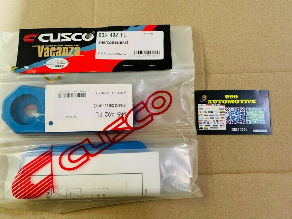 Cusco Front Lower Arm Power-brace 965 492 FL FOR 86 FIT BRZ