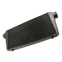 POWER SPIRIT INTERCOOLER 600X300X100mm 4" PERFORMANCE INTERCOOLER BLACK FMIC FOR NISSAN GTR SKYLINE SILVIA MITSUBISHI EVO SUBARU WRX FORD BA BF FG XR6 TOYOTA 2JZGTE 1JZGTE COMMODORE VL RB30 TWIN TURBO + MORE
