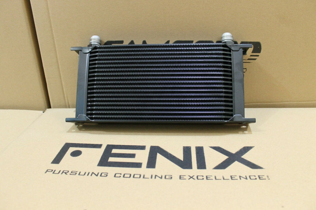 FENIX 19 Row Engine Oil Cooler (AN10 Fittings) Stealth Series