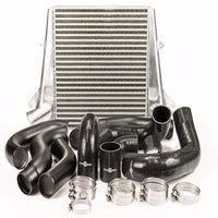 Process West Intercooler Kit fits Ford Falcon FG Stage 2 (Raw Cooler - Black Piping)