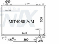 FENIX FOR Pajero NM-NP 00-06 Petrol Heavy Duty 26mm Fenix Radiator