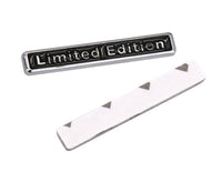 NEW 3D Limited Edition Badge Logo Emblem Chrome Black Metal Sticker Decal