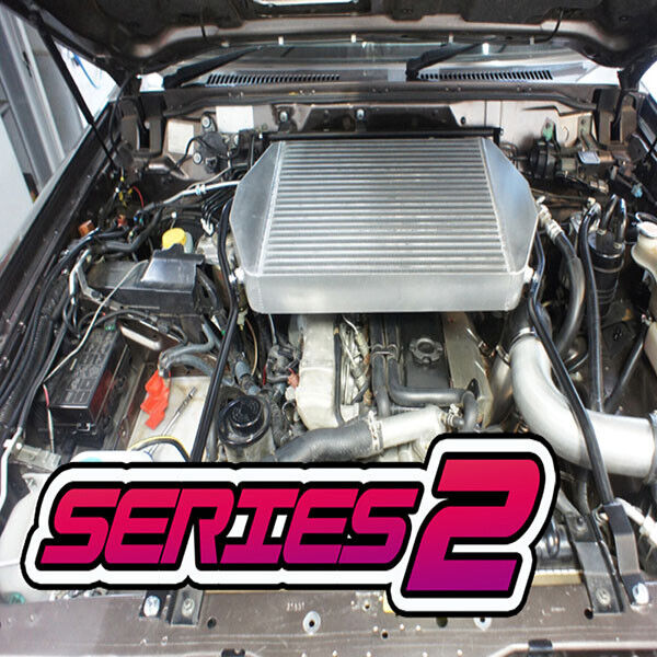 HPD Intercooler Kit fits Nissan Patrol GU TD42 2003-2007 Top Mount inc Scoop