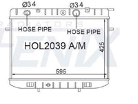 FENIX FOR Holden Frontera 95-99 Fenix Radiator