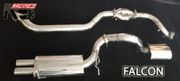 KS RACING EXHAUST TURBO BACK FULL SYSTEM FIT FORD FALCON BA-BF
