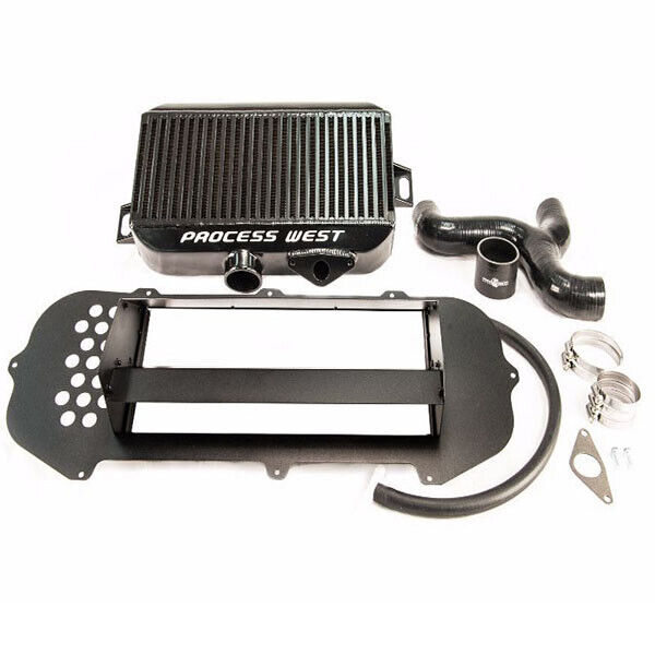Process West  Intercooler Kit Top Mount Fits WRX MY03-07 / STi MY06-07 (Black)