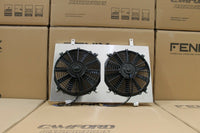 FENIX FOR Skyline R33 / R34 93-02 Full Alloy Radiator / Fan Shroud Combo