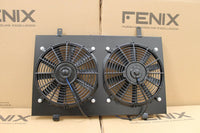 FENIX FOR Skyline R33/R34 93-02 Stealth Alloy Radiator / Fan Shroud Combo