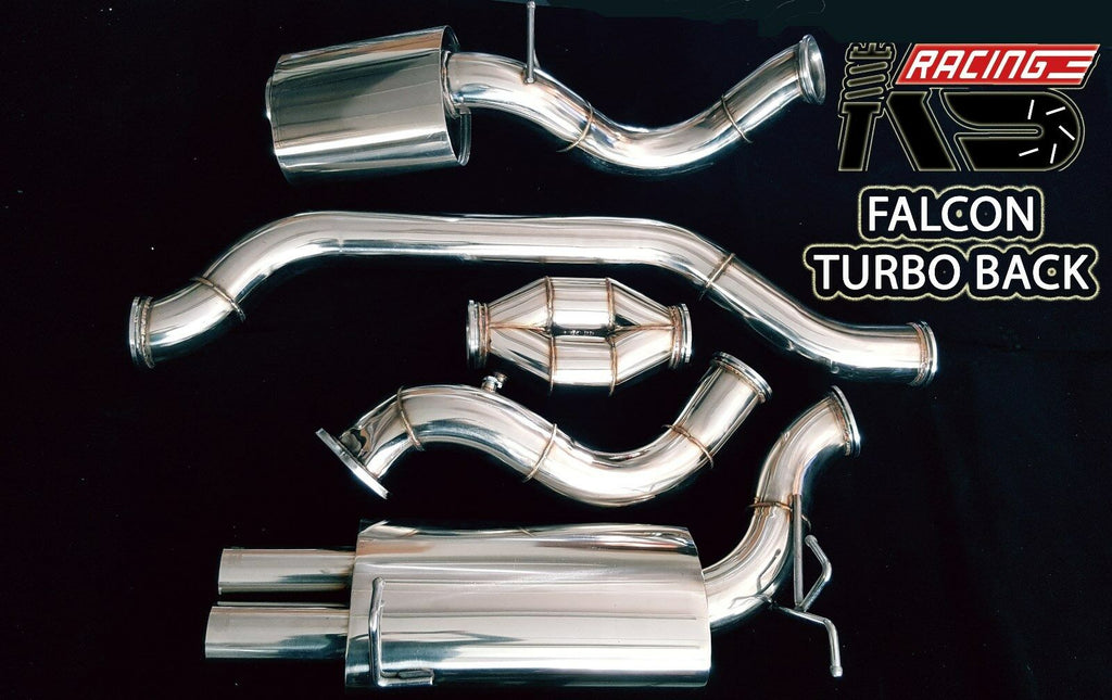 KS RACING EXHAUST TURBO BACK FULL SYSTEM FIT FORD FALCON BA-BF
