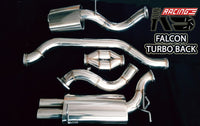 KS RACING EXHAUST TURBO BACK FULL SYSTEM FIT FORD FALCON BA-BF