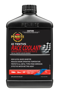 PENRITE 10 TENTHS RACING COOLANT 1 LITRE (NO GLYCOL) CONCENTRATED