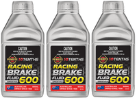 Penrite Racing Brake Clutch Hydraulic Fluid 500mL (Silicone Free) x3 pack