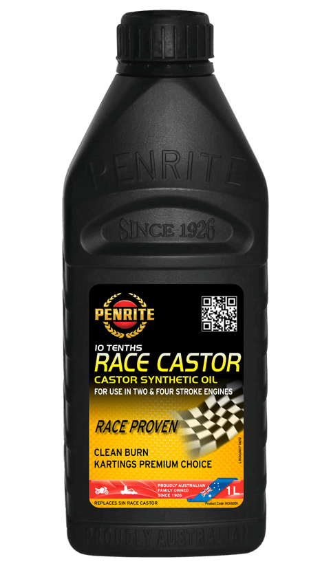 Penrite 1L 10 Tenths RACE Castor Oil 20W-40 Two-Stroke Rotary Rx7 Rx5 13B