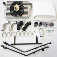 HPD  Intercooler Kit fits Nissan Patrol GQ TD42 1987-1997 Top Mount inc Fan/Scoop