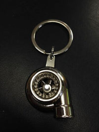 CHROME TURBO Key Ring WITH SPIN WHEEL ANTI-SURGE FOR GARRETT GTX3076 GTX2971 GTX3584R GTX3582R GT3582 999AUTOMOTIVE