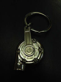 CHROME TURBO Key Ring WITH SPIN WHEEL ANTI-SURGE FOR GARRETT GTX3076 GTX2971 GTX3584R GTX3582R GT3582 999AUTOMOTIVE