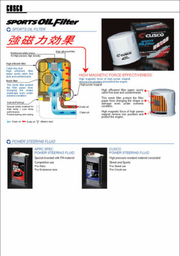new cusco SPORTS magnetic oil filter - ALL FIT HONDA CARS - CIVIC INTEGRA S2000
