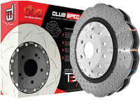 2 X DBA 5000 Fully Assembled 2-piece Clear Anodised Hat XD WAVE Disc KP FIT AUDI-RS3 F