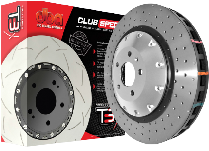 SINGLE DISC DBA 5000 Fully Assembled 2piece Black Hat XD Right Hand 72CV FIT HSV VE/VF GTS 12+ F