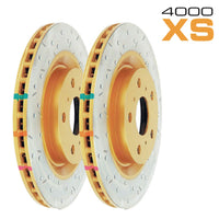 DBA HD 4000 Drilled Slotted Brake Rotor(FRONT)/PAIR (DBA4200XS)for HONGDA PRELUDE SI BB